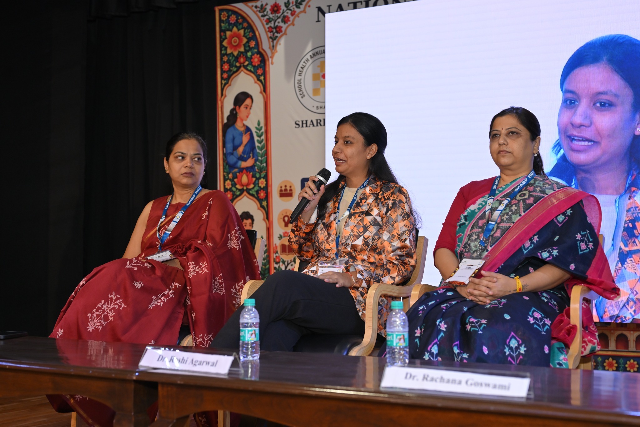 A panelist shares insights during the life skills and adolescent health discussion at NSHC 2026.